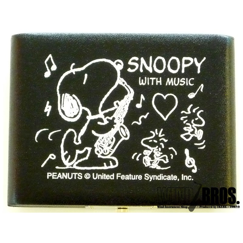 スヌーピーウィズミュージック アルトサックス用リードケース 5枚入 [SAS-05] SNOOPY WITH MUSIC (新品)