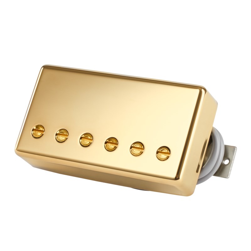 翌日配達 【春得セール】 498T - Hot Alnico (Treble， Double Black， Gold cover， 4-conductor， Potted， 14.2k， Alnico 5) [PU498TDBGC4] Gibson (新品)
