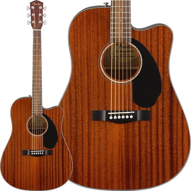 【期間限定!アクセ11点セット付き!】【数量限定特価】Fender CD-60SCE Dreadnought All-Mahogany フェンダー Fender Acoustics (新品)|イケベ楽器ショップ