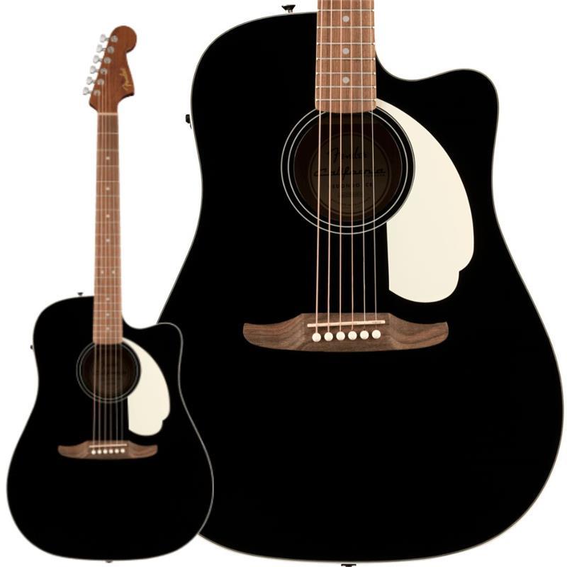 【期間限定！アクセ11点セット付き！】California Standard Redondo CE Spruce Top Ivory Pickguard Black フェンダー Fender Acoustics (新品)
