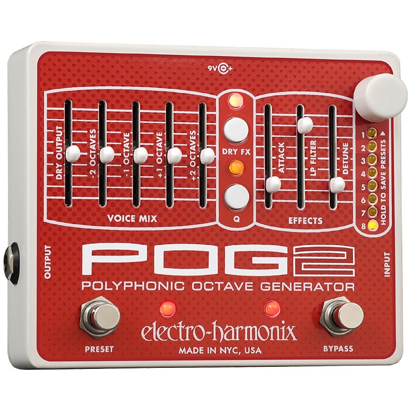 楽天市場】翌日配達 Electro Harmonix Nano POG [Polyphonic Octave