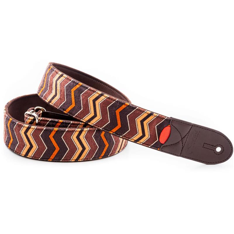 【お取り寄せ商品】 ZIGGY Brown RIGHTON STRAPS (新品)|イケベ楽器ショップ