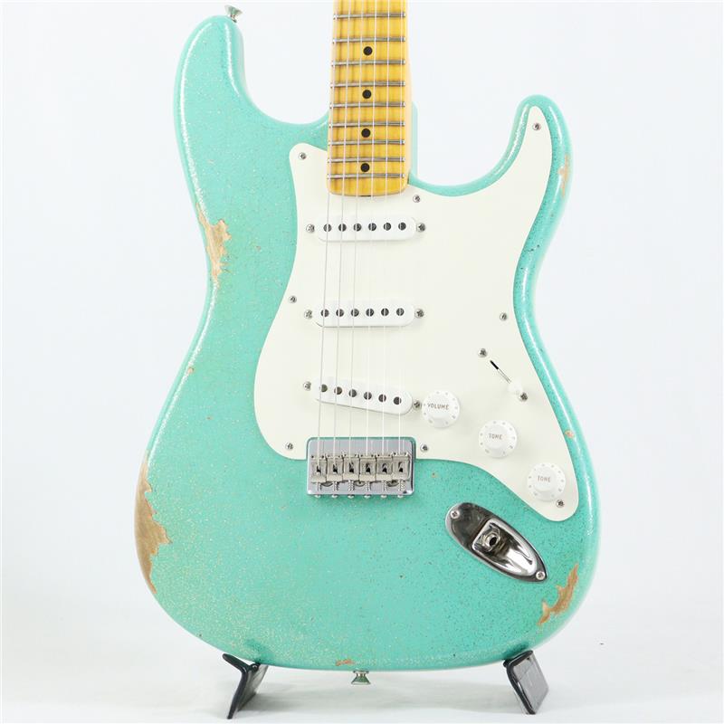 1955 Stratocaster HT Relic w/ Closet Classic Hardware (Aged Seafoam Green Sparkle) [SN.CZ585768] 【IKEBE Order Model】 Fender Custom Shop (新品)