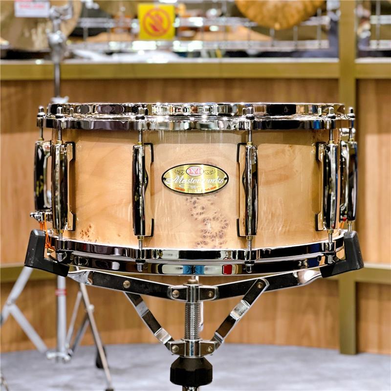 MWAC1465S/N [Masterworks Z-Type Oak w/Mappa Burl 14&times;6.5] Pearl (新品)｜イケベ楽器ショップ