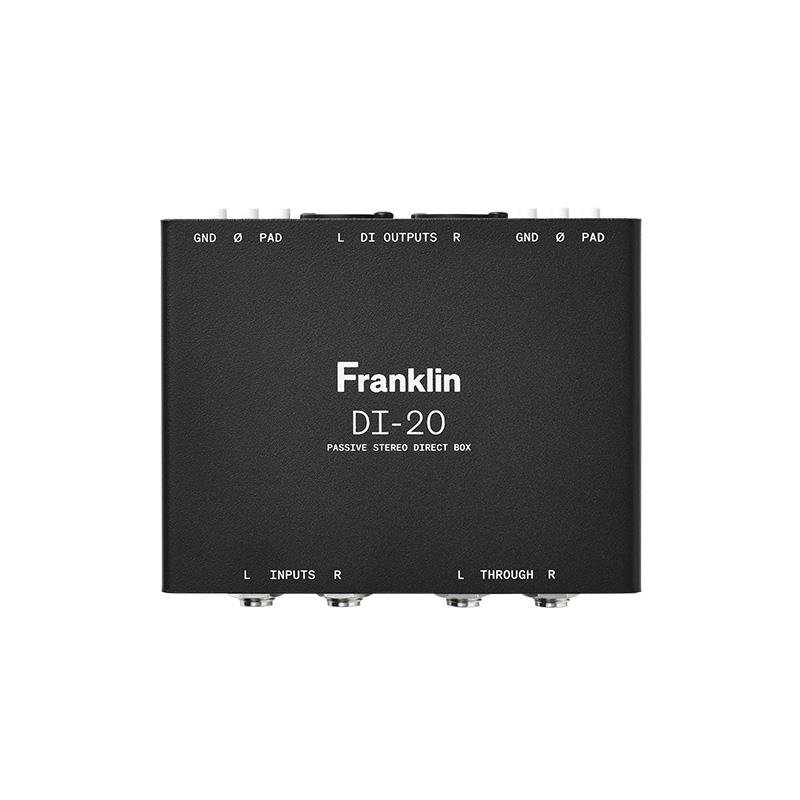 DI-20 Stereo Passive DI (フランクリンオーディオ)(ステレオ)(DI)(パッシブ)(トランス搭載) Franklin Audio (新品)