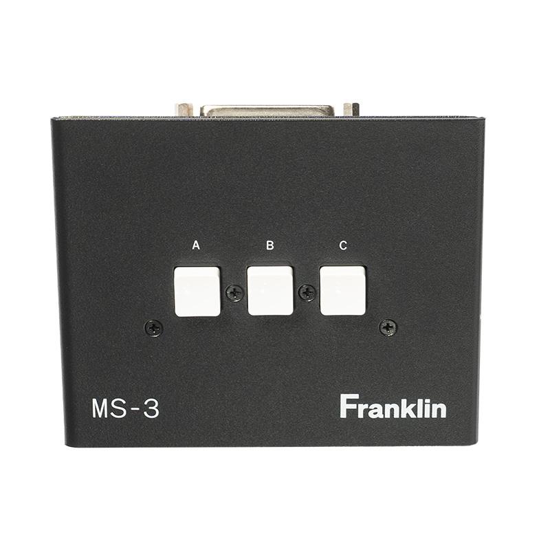 MS-3 Monitor Switcher (フランクリンオーディオ)(モニタースイッチャー)(DB25)(1in/3out) Franklin Audio (新品)