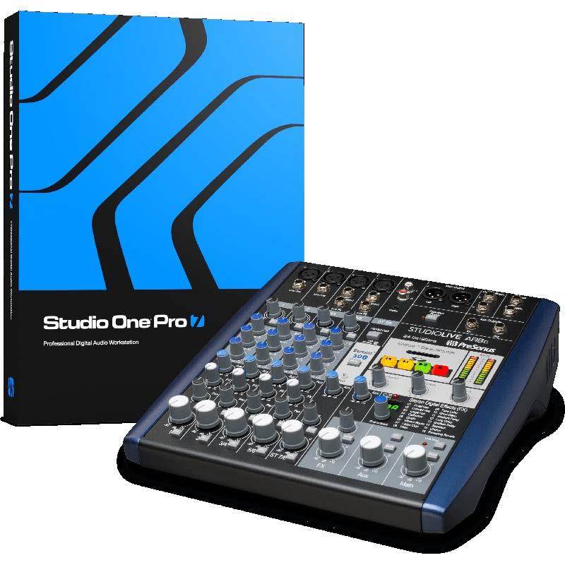 StudioLive AR8c Analog Mixer (Fender Studio Pro 永続版付)(プリソナス)(ミキサー)(オーディオインターフェイス) PreSonus (新品)｜イケベ楽器ショップ
