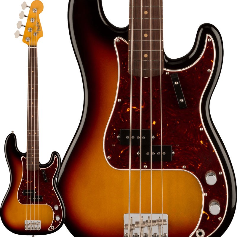 American Vintage II 1960 Precision Bass (3-Color Sunburst/Rosewood) Fender USA (新品)