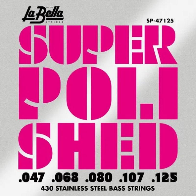 SP-47125 / Super Polished Bass Strings [5 strings] La Bella (新品)