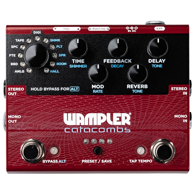 Catacombs（ワンプラーペダル）ディレイ/リバーブ Wampler Pedals (新品)