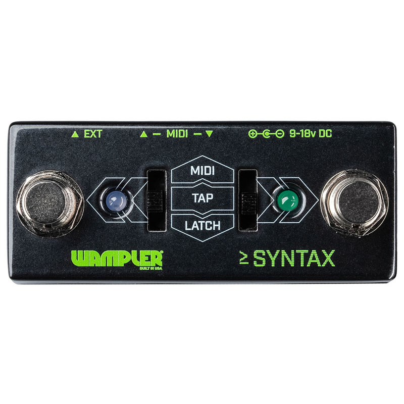 【WEB限定在庫処分セール】 Syntax（ワンプラーペダル）フットスイッチ/フットコントローラー Wampler Pedals (新品)