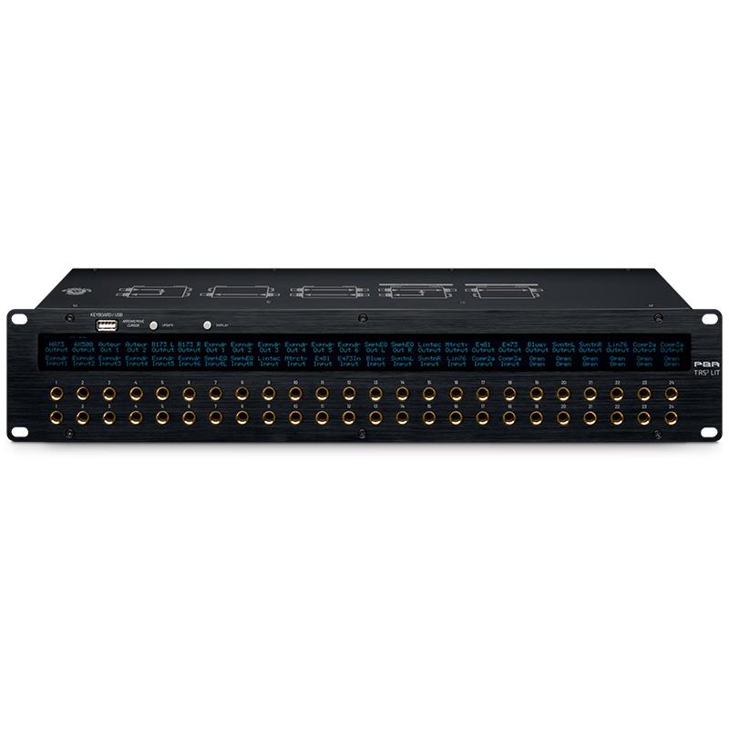 PBR-TRS3 LIT (ブラックライオンオーディオ)(パッチベイ)(TRS入出力)(LEDディスプレイ搭載)(48ポイント) Black Lion Audio (新品)