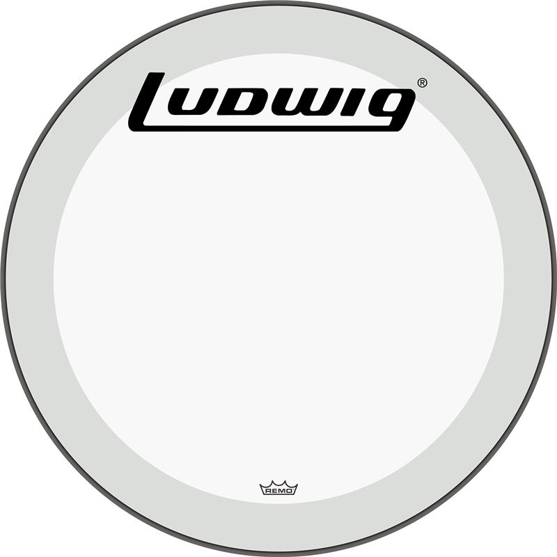 【2026年1月以降入荷予定】LW1322P3CLRB [POWERSTROKE 3 Clear 22'' / ブロックロゴ仕様] Ludwig (新品)｜イケベ楽器ショップ