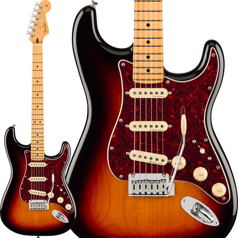 Player II Modified Stratocaster (3 Tone Sunburst/Maple) Fender MEX (新品)|イケベ楽器ショップ