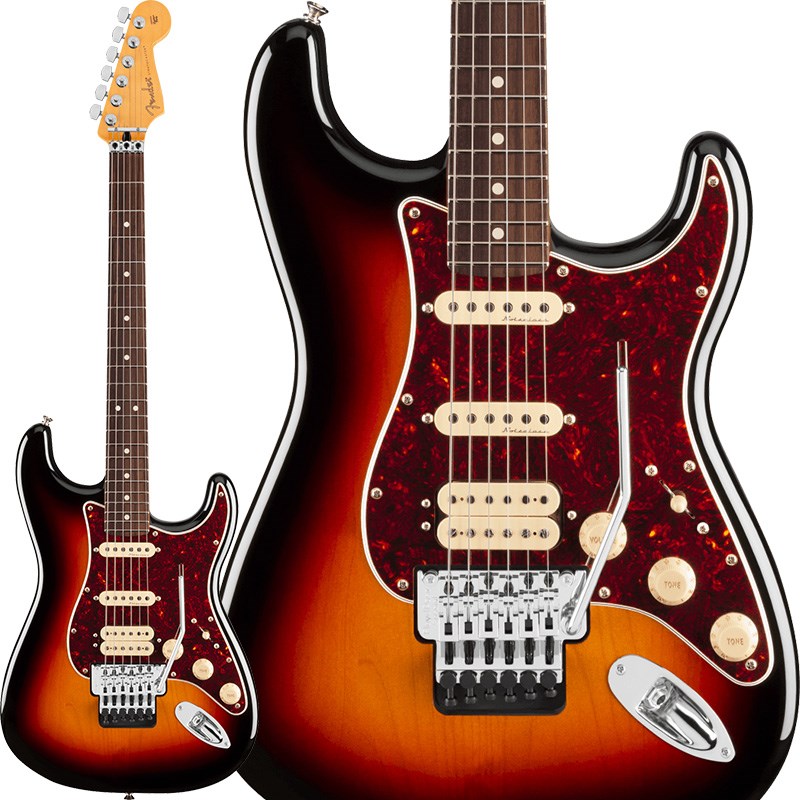 Player II Modified Stratocaster HSS Floyd Rose (3-Color Sunburst/Rosewood) Fender MEX (新品)