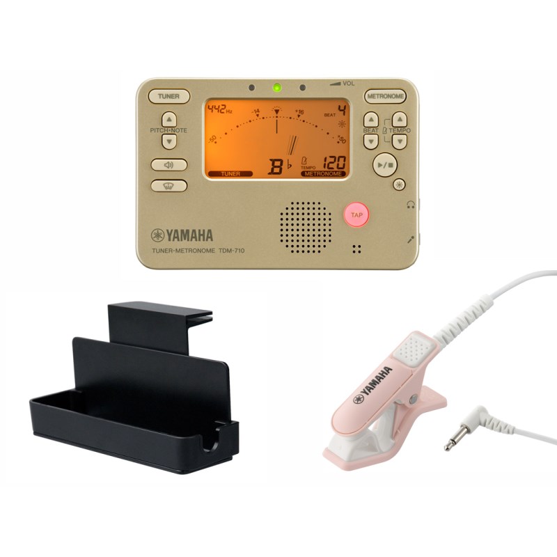 ヤマハ / TDM-710GL チューナー & メトロノーム 3点セット（TDM-710GL/TM-40PK/MS-RKDX） 【セットがお買い得!!】 YAMAHA (新品)