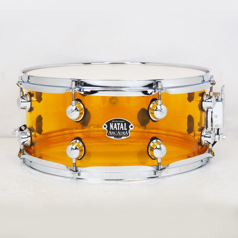 S-AC-S465-ON1 [Arcadia Acrylic Snare Drum 14''×6.5''/Orange] NATAL (新品)