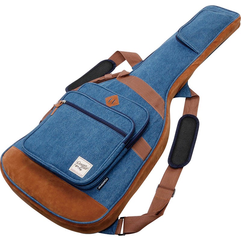 【春得セール】 Guitar Gig Bags IGB541D-BL [デニム調ファブリック素材のSPOTモデル] Ibanez (新品)