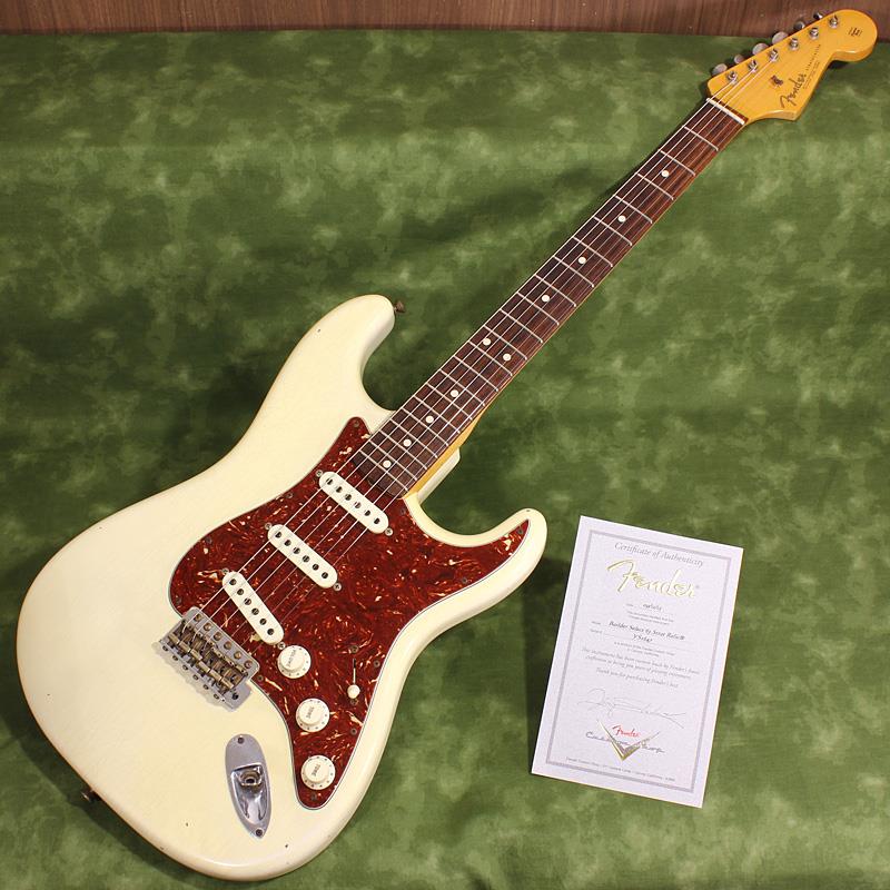 USED 中古 Builder Select Series 1963 Stratocaster Journeyman Relic Arctic White Built by Yuriy Shishkov SN. YS2647 Fender Custom Shop (ユーズド やや使用感あり)｜イケベ楽器ショップ