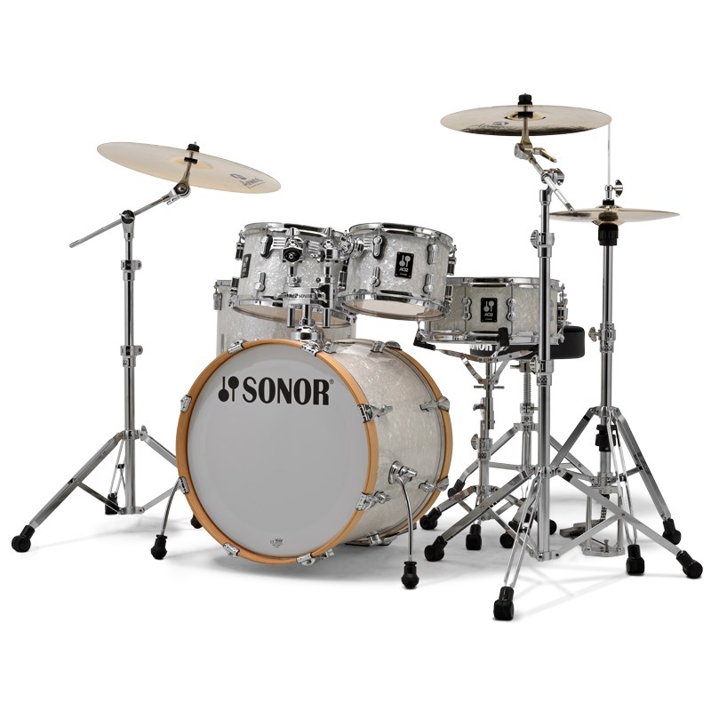 SN-AQ2ST #WHP [AQ2 STUDIO Shell Set / White Pearl] 【シンバル、ハードウェア別売】 SONOR (新品)｜イケベ楽器ショップ