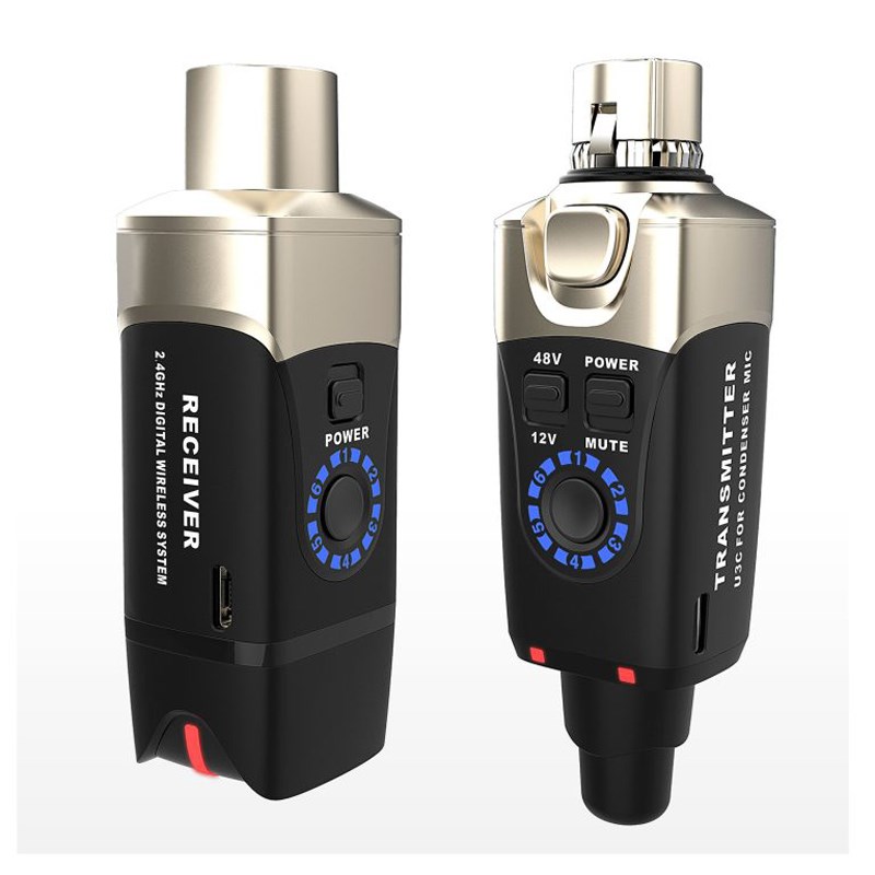 U3C Condenser Microphone Wireless System XV-U3C (エックスバイブ)(ワイヤレスマイクシステム)(2.4GHz)(コンデンサーマイク専用) Xvive (新品) 23,100円