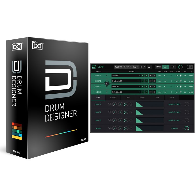 Drum Designer 1.5 (代引不可)(オンライン納品) UVI (新品)｜イケベ楽器ショップ