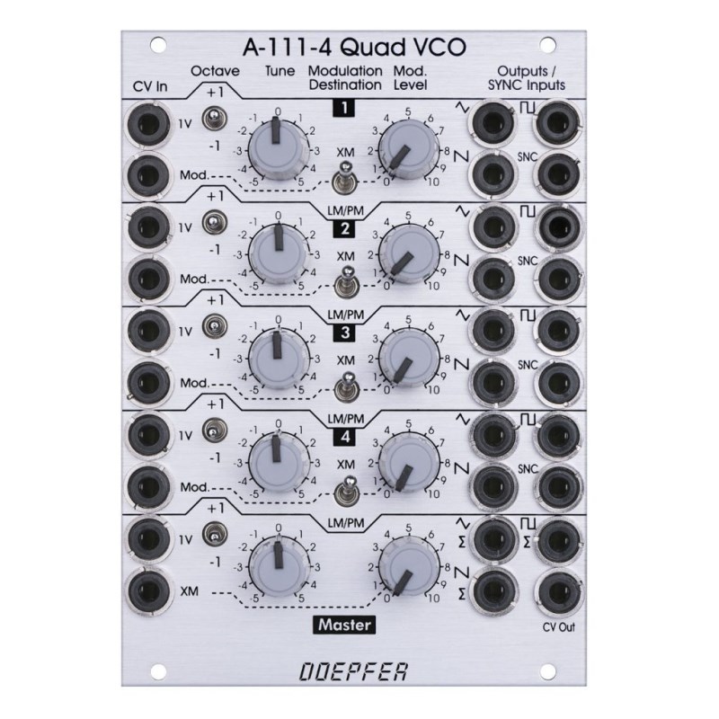 (メーカー直送品)A-111-4 Quad VCO DOEPFER (新品)|イケベ楽器ショップ
