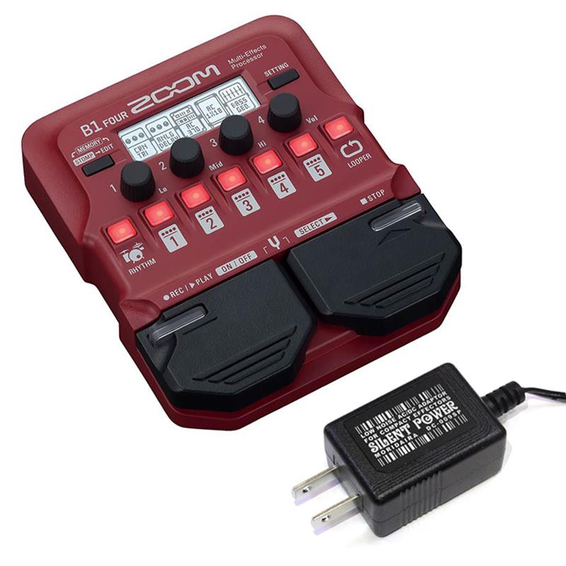 B1 FOUR 【9Vアダプターセット】 ZOOM (新品)｜イケベ楽器ショップ