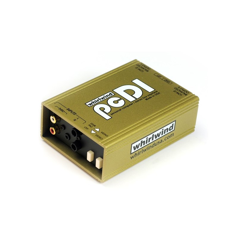 PCDI (ライン受け用ステレオパッシブDI) Whirlwind (新品)｜イケベ楽器ショップ