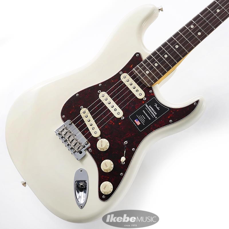 American Professional II Stratocaster (Olympic White/Rosewood) 【The Spring Summer 2026 Campaign】 Fender USA (新品)｜イケベ楽器ショップ
