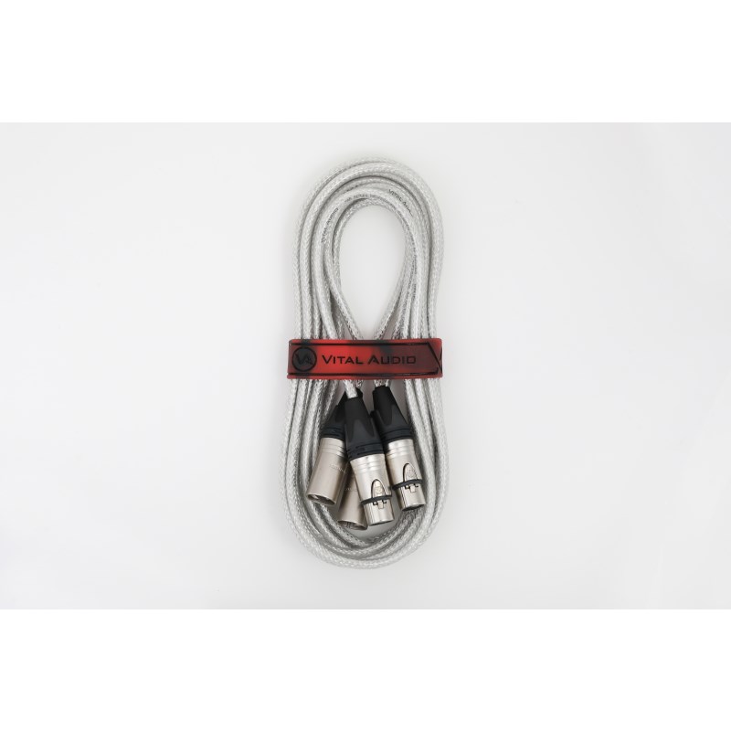 VAB-N Pair 0.5m 3MX/3FX(VBN P-0.5MF)(XLRオス-XLRメス)(バイタルオーディオ)(2本セット) VitalAudio (新品)