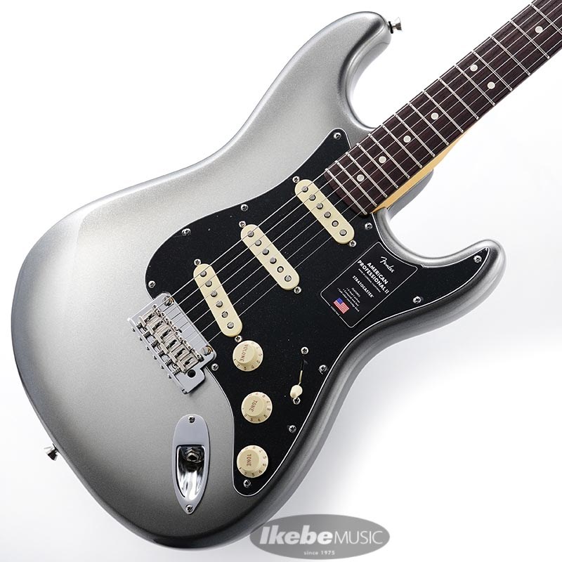 American Professional II Stratocaster (Mercury/Rosewood) Fender USA (新品)