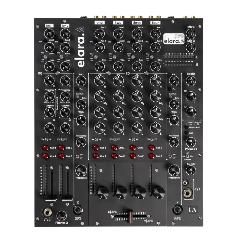 elara.6 Rotary 【受注商品 / 納期3ヶ月から6ヶ月】【プロフェッショナル6chDJミキサー ロータリーフェーダーモデル】(ユニオンオーディオ) Union Audio (新品)｜イケベ楽器ショップ