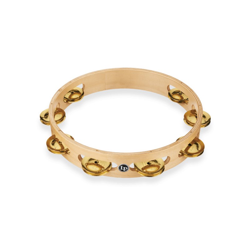 LP380A-BR [Pro Single Row Tambourine 10 - Brass]【お取り寄せ品】 LP (新品)｜イケベ楽器ショップ