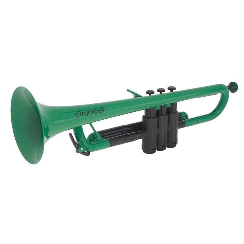 ピーボーンミュージック / pTrumpet Green (PTRUMPET1G) 【プラスチック製 Bb トランペット】 pBone music (新品)