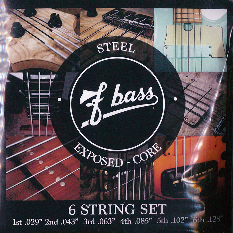 F-bass Stainless SEAL限定商品 売店 Steel Exposed-Core 6st Strings