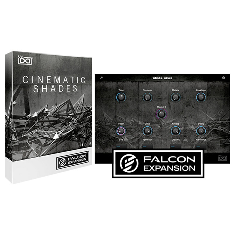 UVI Cinematic Shades for Falcon  (オンライン納品)(代引、後払い不可)