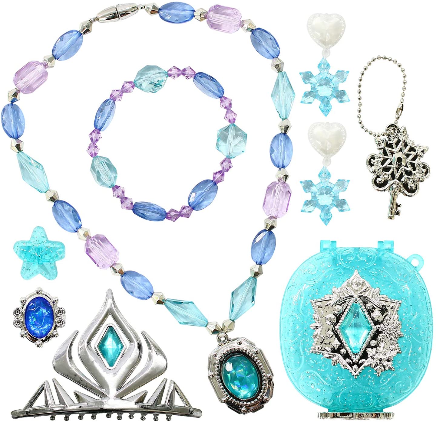 日本 MARUKA - 迪士尼 Disney 冰雪奇緣 Frozen 化妝台+飾品玩具