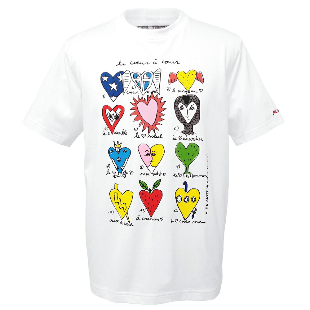 30%OFF 春夏 カステルバジャック original原画プリント 半袖コットンTシャツ (白) (M)(L)(LL) TS*02721517217701【26/6/27】【天竺】【綿100%】【丸首】【CASTELBAJAC/メンズ/服/取扱店/ゴルフ】【スポーツ】【楽ギフ_包装】|池田洋品店