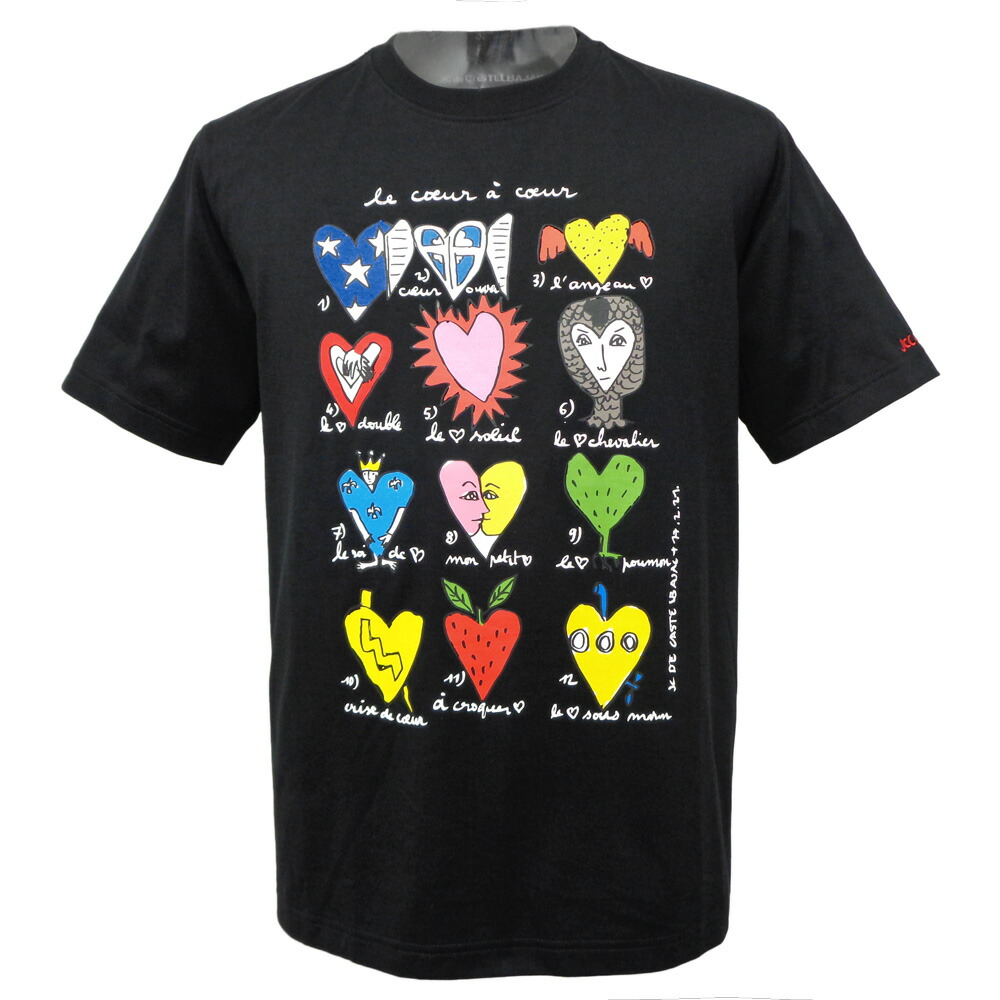 30%OFF 春夏 カステルバジャック original原画プリント 半袖コットンTシャツ (黒) (M)(L)(LL) TS*02721517217799【26/6/27】【天竺】【綿100%】【丸首】【CASTELBAJAC/メンズ/服/取扱店/ゴルフ】【スポーツ】【楽ギフ_包装】|池田洋品店