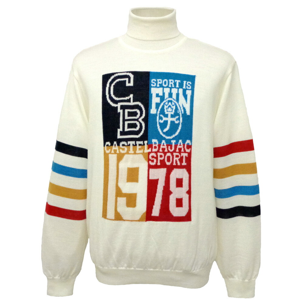 新品未使用 カステルバジャック ニット タートルネック セーター CASTELBAJAC（カステルバジャック） セール35％OFF