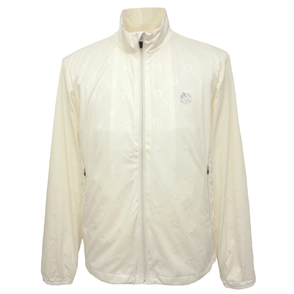 ５０％OFF 春夏 ミラショーン 撥水防風ウィンドブレーカー(オフ白) (M)(L)(LL)JK*04733411210201【25/1/23】【薄手】【軽量】【ジップアップ】【カットソー】【ストレッチ】【milaschonsports】【milaschon/メンズ/ゴルフ】【対応】｜池田洋品店