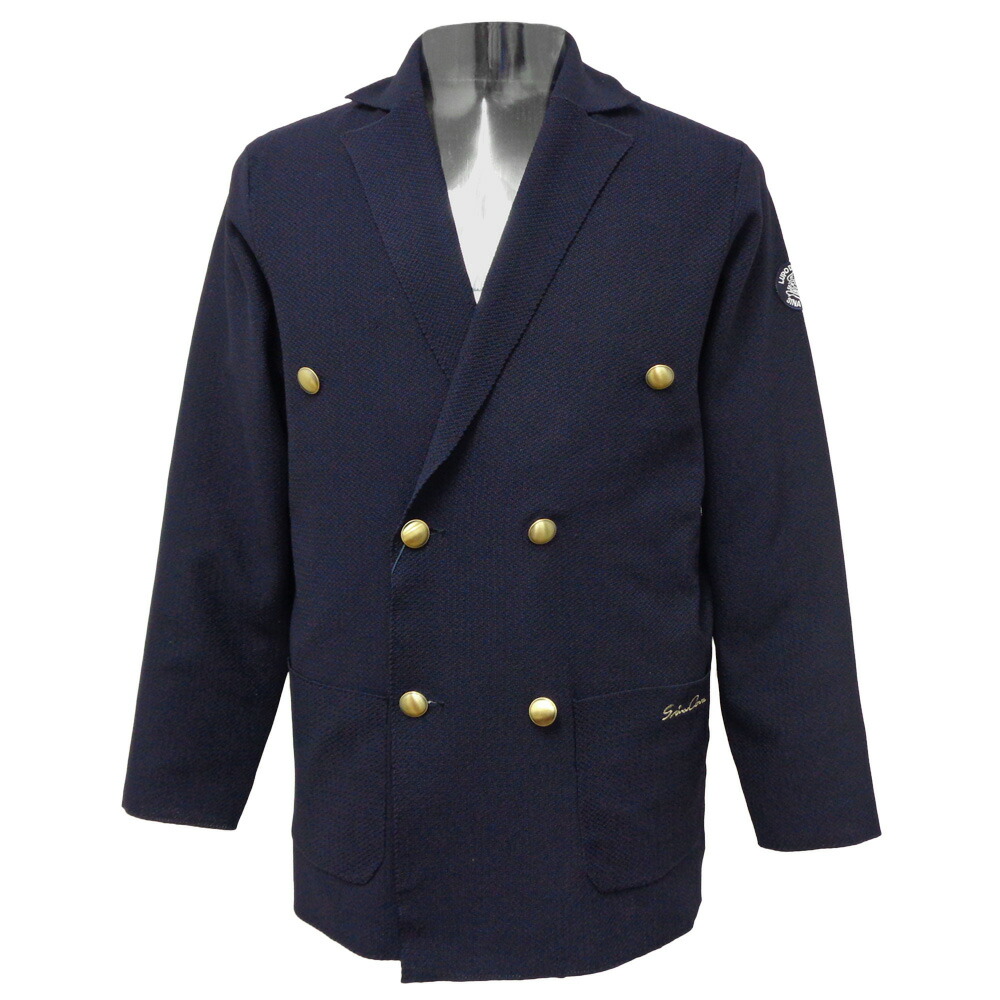 2026春夏新作 シナコバ 軽さ ポリ編み物 金釦 ダブル テーラードジャケット (紺) (M)(L)(LL) JK*0126133010290【26/2/18】【一重】【薄っぺら】【ジレー】【紺ブレ】【SINACOVA】【sinacova】 シナコバ 販売店【ゴルフ】【運動競技】【米国海兵隊員】【楽ギフ_荷造り】