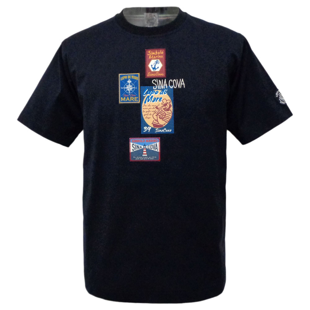 ４０％OFF 春夏 シナコバ ORGステッカー紋章 半袖丸首Ｔシャツ (紺) (M)(L)(LL) TS*0123110530290【24/1/25】【労働者の一団のど首】【綿織物】【天竺】【米国海兵隊員】【SINA COVA】【相応う】【sinacova】 シナコバショップ【差し上げ物荷拵え無料】