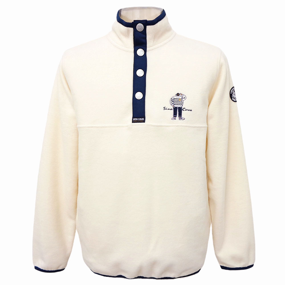 ３０％OFF 秋冬 シナコバ  一点釦車のドア ハイネック フリースプルオーバー (生成り) (M)(L)(LL)TR*0124220050110【25/12/6】【あたたか】【保温】【イタリア共和国】【米国海兵隊員】【SINACOVA】【sinacova】 シナコバ 販売店【ゴルフ】【運動競技】【楽ギフ_荷拵え】