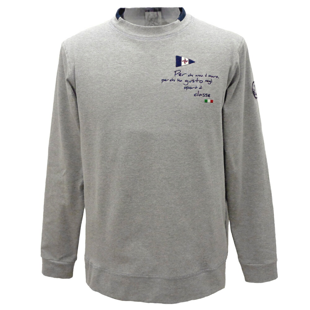 40%OFF 春夏 シナコバ 襟 配色切り替え 長袖モックネックTシャツ (グレー) (M)(L)(LL)TS*0125110040150【26/1/8】【丸首】【ストレッチ】【ロンT】【SINA COVA】【ゴルフ】【スポーツ】【sinacova】【ギフト包装無料】|池田洋品店