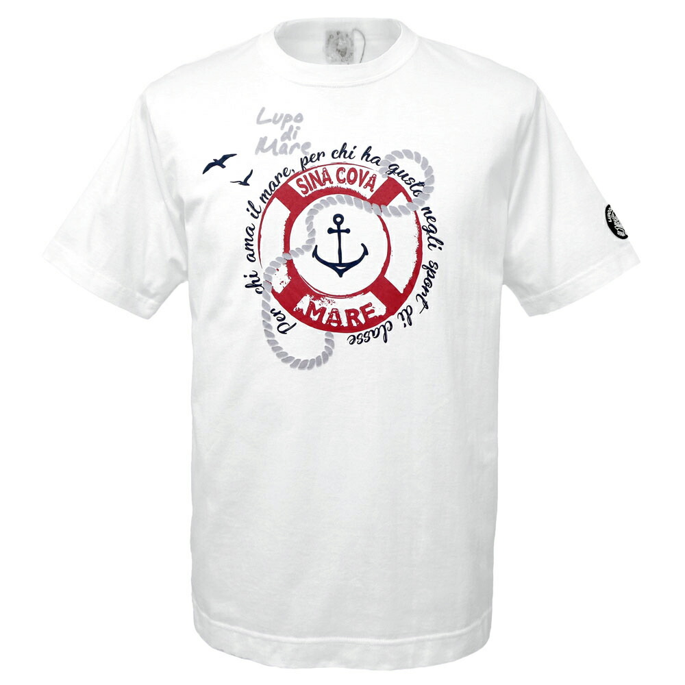３０％OFF 2025春夏 シナコバ 釣り浮き輪刷り上げる 半袖丸首Ｔシャツ (白) (M)(L)(LL) TS*0125110640100【26/6/2】【ロゴタイプT】【綿織物】【天竺】【米国海兵隊員】【SINACOVA】【sinacova】 シナコバ 販売店【ゴルフ】【運動競技】【相応う】【差し上げ物荷拵え無料】