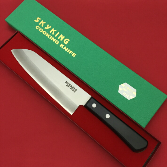 美しい 名入れ無料 イラスト入り 堺刃物 ステンレス包丁 スカイキング包丁 ファイブ文化 文化包丁 １７ｃｍ 万能包丁 家庭用包丁 キッチン用品 代引き手数料無料 Expert Advice Org