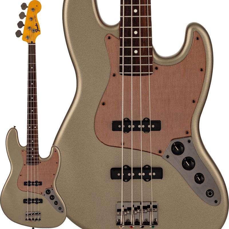 Fender Made in Japan Hybrid II 2026 Collection Jazz Bass Satin Metallic (Matte Champagne Mirage/Rosewood)|イケベ楽器 イケシブ