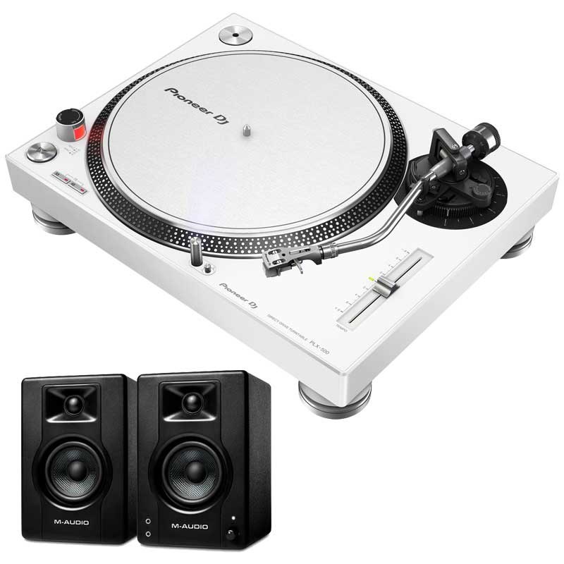 翌日配達 Pioneer DJ PLX-500-W + BX3スピーカー SET